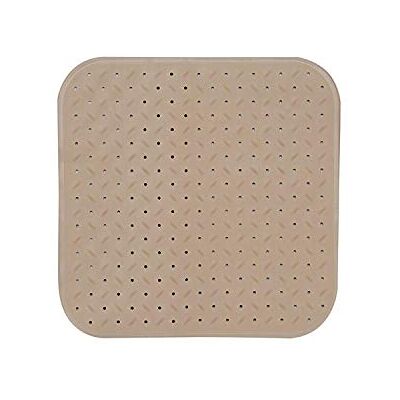 MSV Premium duschmatta badmatta badkarsmatta badkarsinsats antibakteriell halkfri med sugkopp-beige doft av rosor-ca 54 x 54 cm tvättbar vid 60 °C grader, stor MSV Premium duschmatta badmatta badkarsmatta badkarsinsats antibakteriell halkfri med sugkopp-beige doft av rosor-ca 54 x 54 cm tvättbar vid 60 °C grader, stor
