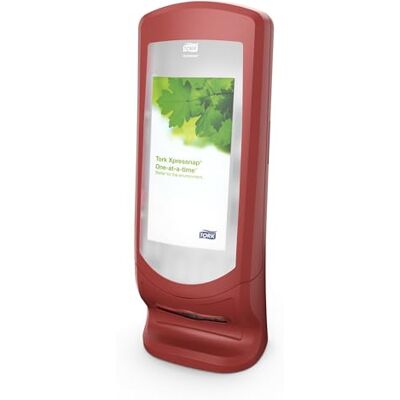 Tork Xpressnap® Stående Dispenser röd N4, Signature designserie, 62,2 cm x 23,5 cm x 23,5 cm, 272212 Tork Xpressnap® Stående Dispenser röd N4, Signature designserie, 62,2 cm x 23,5 cm x 23,5 cm, 272212