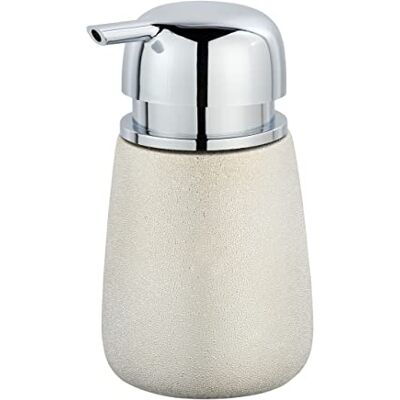 Wenko Tvåldispenser Glimma champagne guld keramik – dispenser för flytande tvål, diskmedelsdispenser kapacitet: 0,33 l, keramik, 9,5 x 15 x 8,5 cm, guld Wenko Tvåldispenser Glimma champagne guld keramik – dispenser för flytande tvål, diskmedelsdispenser kapacitet: 0,33 l, keramik, 9,5 x 15 x 8,5 cm, guld
