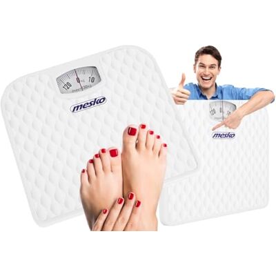 Mesko MS8160 Vit mekanisk badrumsbascula Mesko MS8160 Vit mekanisk badrumsbascula