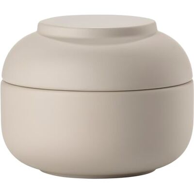 Zone Sensu Burk med lock Dia 10 x 7,5 cm Sand Zone Sensu Burk med lock Dia 10 x 7,5 cm Sand