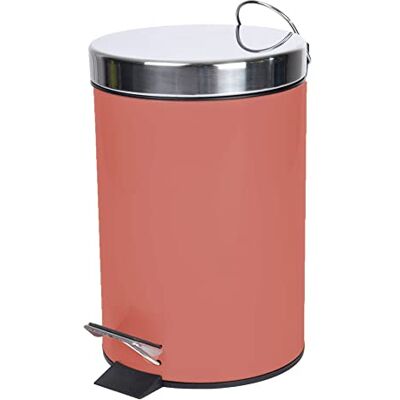 Douceur d'Intérieur , 3 l pedalbehållare Terracotta, vanlig metall, metall Douceur d'Intérieur , 3 l pedalbehållare Terracotta, vanlig metall, metall