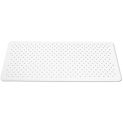 KMINA Halkfri badmatta med sugkopp (65 x 35 cm), mögelbeständig, naturgummi, vit tillverkad i Europa KMINA Halkfri badmatta med sugkopp (65 x 35 cm), mögelbeständig, naturgummi, vit tillverkad i Europa