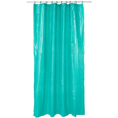 Amiko 5033 - Turkos 140x180 cm - Shower Curtain Amiko 5033 - Turkos 140x180 cm - Shower Curtain