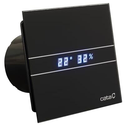 CATA E 100 GTH BK badrumsavdragare, timer hygro, 8 W, svart CATA E 100 GTH BK badrumsavdragare, timer hygro, 8 W, svart