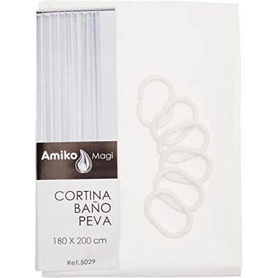 Amiko MAGI BADCORTINA 180X200 CM VIT Amiko MAGI BADCORTINA 180X200 CM VIT