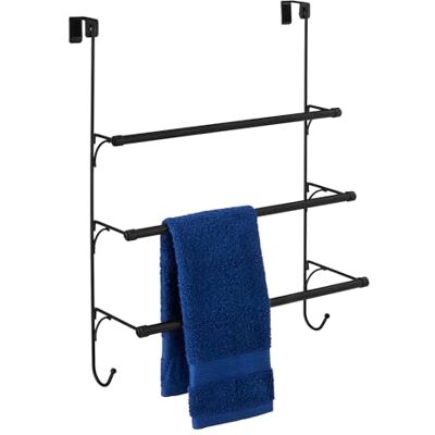 Amazon Basics – handdukshängare för dörr, svart, 49 x 17 x 63cm Amazon Basics – handdukshängare för dörr, svart, 49 x 17 x 63cm