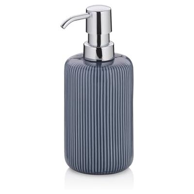 kela tvåldispenser 350 ml AVA, tvåldispenser blå, keramik, pumpflaska, diskmedelsdispenser, påfyllningsbar, glänsande kela tvåldispenser 350 ml AVA, tvåldispenser blå, keramik, pumpflaska, diskmedelsdispenser, påfyllningsbar, glänsande