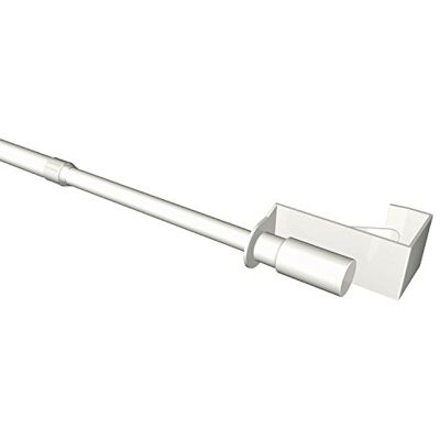 Flairdeco klämstång/skivstång med klämstång/skivstång, metall, vit, utdragbar 45–75 cm Flairdeco klämstång/skivstång med klämstång/skivstång, metall, vit, utdragbar 45–75 cm
