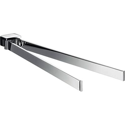 Emco lofthandduksstång, 2-armad, vridbar, 410 mm, Färg: krom, 055000141 Emco lofthandduksstång, 2-armad, vridbar, 410 mm, Färg: krom, 055000141