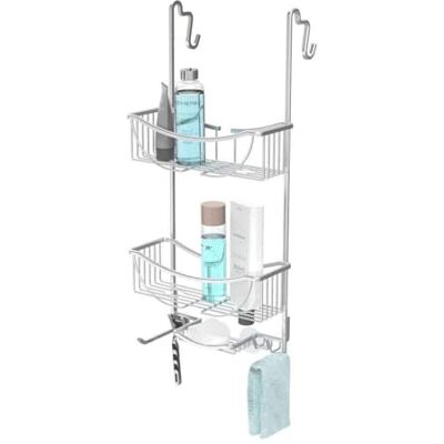Better Living Products 13634 VENUS 3-nivåer över duschdörren, grå Better Living Products 13634 VENUS 3-nivåer över duschdörren, grå