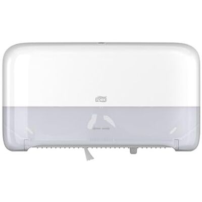 Tork Dispenser Mini Jumbo 2 rullar Toalettpapper T2 Elevation-serien 555568 Dispenser Mini Jumbo Twin Toalettpapper vit, omsluten Tork Dispenser Mini Jumbo 2 rullar Toalettpapper T2 Elevation-serien 555568 Dispenser Mini Jumbo Twin Toalettpapper vit, omsluten