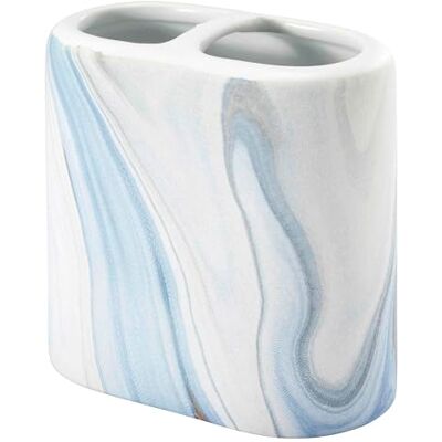 Avanti Linens Avanti Sängkläder Tillbehör Badrum Essentials, Tandborsthållare, Blå Avanti Linens Avanti Sängkläder Tillbehör Badrum Essentials, Tandborsthållare, Blå