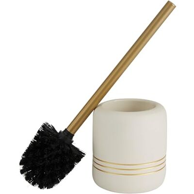 Bath Bliss keramisk toalettborste, guld, 1 pack Bath Bliss keramisk toalettborste, guld, 1 pack