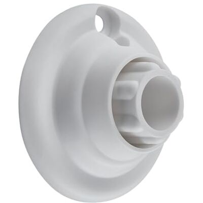 Kleine Wolke Liten moln 330710000 ändstycke, 6 cm, diameter 25 mm, 2 st, vit Kleine Wolke Liten moln 330710000 ändstycke, 6 cm, diameter 25 mm, 2 st, vit