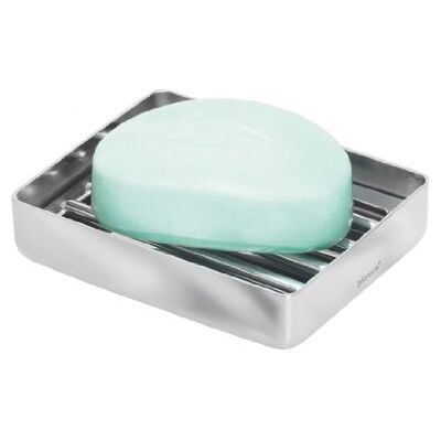 blomus tvålkopp, polerat rostfritt stål, silver, 10 x 8 x 2,3 cm, 0,235 kg blomus tvålkopp, polerat rostfritt stål, silver, 10 x 8 x 2,3 cm, 0,235 kg