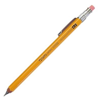 オート Mini mekanisk penna 0,5 gul オート Mini mekanisk penna 0,5 gul