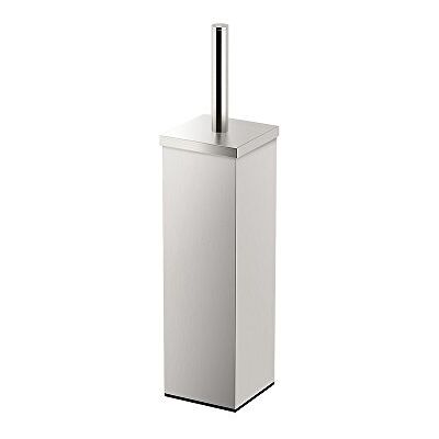 Gatco 1489 Elegant Square Toilet Brush Holder, Satin Nickel Gatco 1489 Elegant Square Toilet Brush Holder, Satin Nickel
