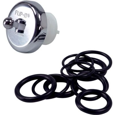Danco 88636 Flip-It universal badkarsavloppspapper, krom Danco 88636 Flip-It universal badkarsavloppspapper, krom