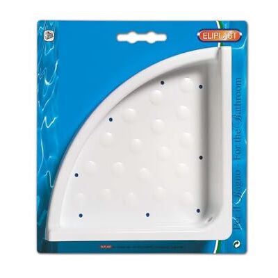 Home Angoliera Dusch, plast, vit, 20 x 20 x 4 H, Medium Home Angoliera Dusch, plast, vit, 20 x 20 x 4 H, Medium