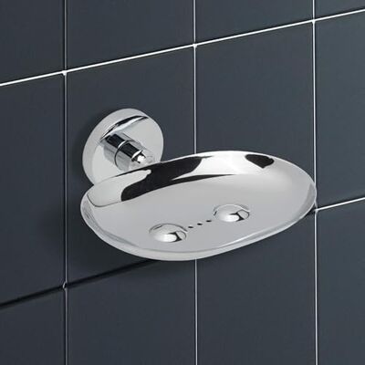 IPEA Tvålhållare Väggklistermärke i Metall Ingen borrning nödvändig Modern design För Vägglimning i Badrum, Dusch, Kök, Hem IPEA Tvålhållare Väggklistermärke i Metall Ingen borrning nödvändig Modern design För Vägglimning i Badrum, Dusch, Kök, Hem