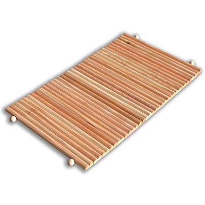 CASTELMERLINO Castelmerlin 82 Matta Badrum Wrap i trä av naturlig lärk Profil Halvtond cm 45 x 75 CASTELMERLINO Castelmerlin 82 Matta Badrum Wrap i trä av naturlig lärk Profil Halvtond cm 45 x 75