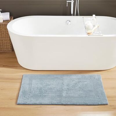 Better Trends Lux Collection är ultramjuk plysch och absorberande tuftad badrumsmatta 100 procent bomull i livliga färger, 61 cm x 102 cm rektangel, blå Better Trends Lux Collection är ultramjuk plysch och absorberande tuftad badrumsmatta 100 procent bomull i livliga färger, 61 cm x 102 cm rektangel, blå