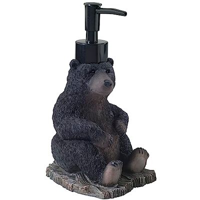 Avanti Linens 13017D Black Bear Lodge Lotion Pump, Multi Avanti Linens 13017D Black Bear Lodge Lotion Pump, Multi