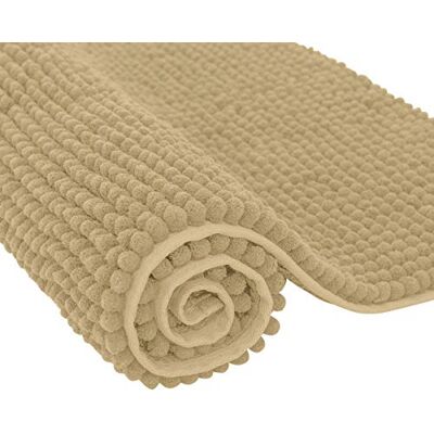 subrtex Matta halkskydd mjuk kort plysch badmattor för badrum, beige, 40 x 60 cm subrtex Matta halkskydd mjuk kort plysch badmattor för badrum, beige, 40 x 60 cm