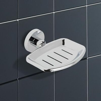 IPEA Tvålhållare Väggklistermärke i Metall Ingen Borrning Nödvändig Modern Design för Vägglimning i Badrum, Dusch, Kök IPEA Tvålhållare Väggklistermärke i Metall Ingen Borrning Nödvändig Modern Design för Vägglimning i Badrum, Dusch, Kök
