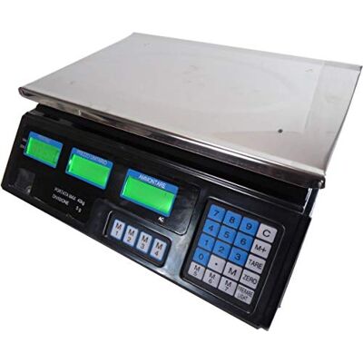 tempo di saldi Professionell digital elektronisk våg Min. 5 Gr Max. 40 kg Division 5 Gr tempo di saldi Professionell digital elektronisk våg Min. 5 Gr Max. 40 kg Division 5 Gr