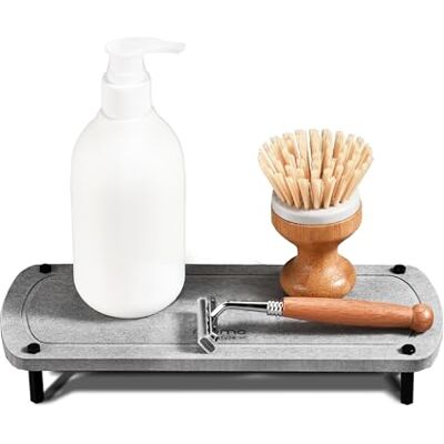 Momo Lifestyle Drytomini badrumshandfat droppställ, snabbtorkande, för sten, handfat, tillbehör, arrangör, kiselgur Momo Lifestyle Drytomini badrumshandfat droppställ, snabbtorkande, för sten, handfat, tillbehör, arrangör, kiselgur