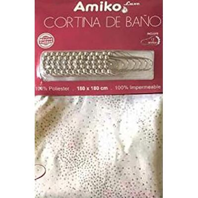 Amiko KORTINA BAD POLIESTER 180X180CM MOD. DIAMOND Amiko KORTINA BAD POLIESTER 180X180CM MOD. DIAMOND