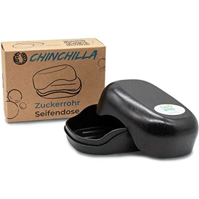 Chinchilla ® Tvålburk av sockerrör hållbar tvålbox för resor, dusch och camping vegansk och återvinningsbar Chinchilla ® Tvålburk av sockerrör hållbar tvålbox för resor, dusch och camping vegansk och återvinningsbar
