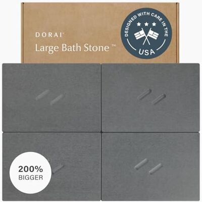 Dorai hem sten badmatta för badrum stor, snabbtorkande stenbadmatta halkfri yta anpassningsbar design 56,6 cm L x 80,3 cm B x 1,5 cm H Skiffer Dorai hem sten badmatta för badrum stor, snabbtorkande stenbadmatta halkfri yta anpassningsbar design 56,6 cm L x 80,3 cm B x 1,5 cm H Skiffer
