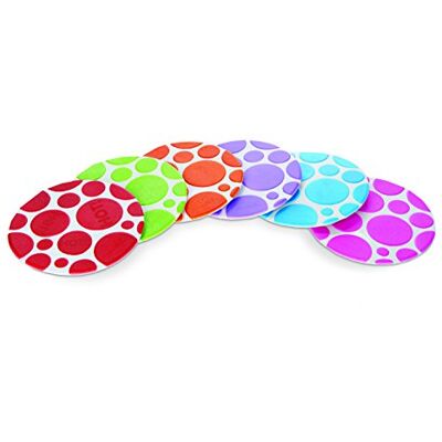 Munchkin s Grippy Dots badmatta med halkfritt grepp och teknologi för värmeupptäckning, 6-pack Munchkin s Grippy Dots badmatta med halkfritt grepp och teknologi för värmeupptäckning, 6-pack