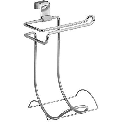 InterDesign iDesign 69030 Classico toalettpappershållare för badrumsförvaring, väggmonteringsdesign – krom InterDesign iDesign 69030 Classico toalettpappershållare för badrumsförvaring, väggmonteringsdesign – krom