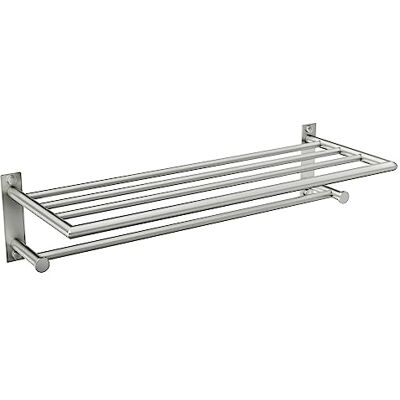 Moen Y5794BN Arlys 24-Inch Wide Modern Bathroom Hotel-Style Storage Shelf with Towel Bar, Brushed Nickel Moen Y5794BN Arlys 24-Inch Wide Modern Bathroom Hotel-Style Storage Shelf with Towel Bar, Brushed Nickel