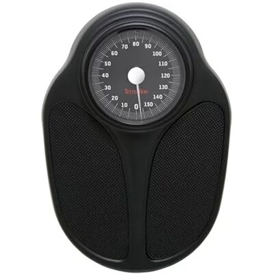 Terraillon Mekanisk personvåg – semiprofessionell, halkfri beläggning, stor display, 160 kg max. – Modell "TPRO Plus" i svart Terraillon Mekanisk personvåg – semiprofessionell, halkfri beläggning, stor display, 160 kg max. – Modell "TPRO Plus" i svart