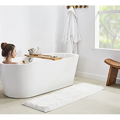 Penguin Home ® Badmatta, 100% mikropolyester lugg, vit, 50 x 152 cm Penguin Home ® Badmatta, 100% mikropolyester lugg, vit, 50 x 152 cm