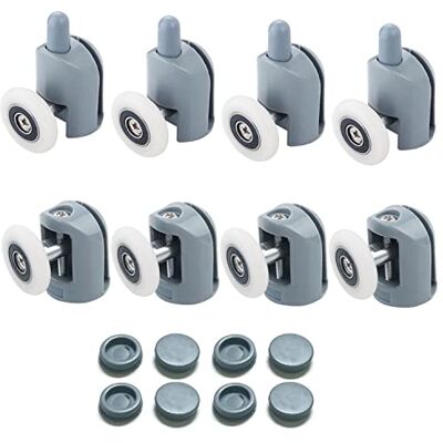 Sweieoni - 8st - Blue - 23mm - Rullar duschdörr Sweieoni - 8st - Blue - 23mm - Rullar duschdörr
