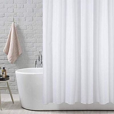 ANSIO Duschdraperi, Polyester, Vit, 180 x 180 cm ANSIO Duschdraperi, Polyester, Vit, 180 x 180 cm