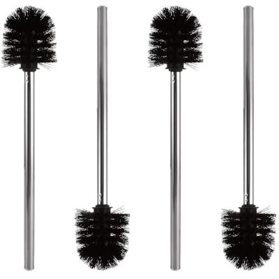 ASelected 4 stycken toalettborste toalettborste med handtag i rostfritt stål toalettborste med 8,5 cm diameter toalettborste för badrum ASelected 4 stycken toalettborste toalettborste med handtag i rostfritt stål toalettborste med 8,5 cm diameter toalettborste för badrum
