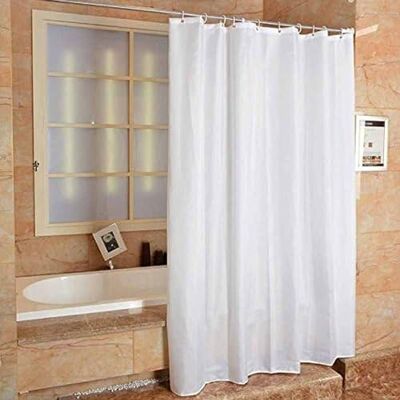 2 UR DOOR Duschdraperi, Vit, 180 x 220 2 UR DOOR Duschdraperi, Vit, 180 x 220