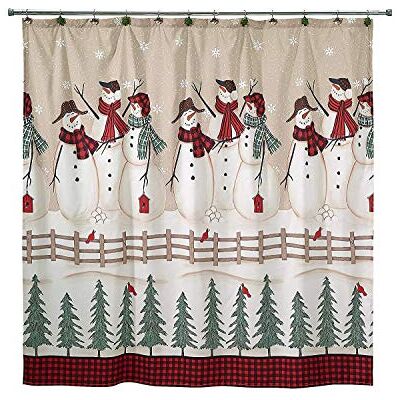 Avanti Linens Avanti snögubbar samlande duschdraperi Avanti Linens Avanti snögubbar samlande duschdraperi