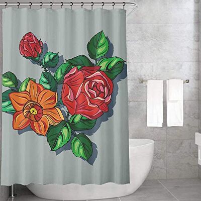 Bonamaison Duschdraperier, polyester, flerfärgad, 150 x 200 Bonamaison Duschdraperier, polyester, flerfärgad, 150 x 200