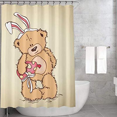 Bonamaison duschdraperier, polyester, flerfärgad, 155x220 cm Bonamaison duschdraperier, polyester, flerfärgad, 155x220 cm