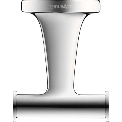 Duravit Starck T virkad handdukshållare dubbel 009930, färg: Krom 0099301000 Duravit Starck T virkad handdukshållare dubbel 009930, färg: Krom 0099301000