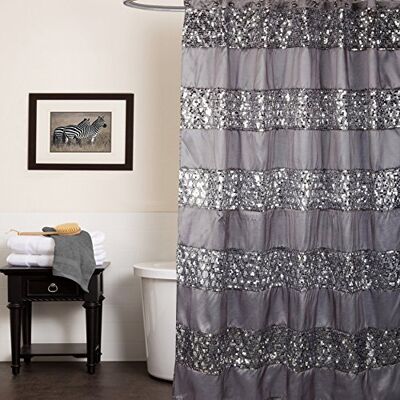 Sweet Home Collection SINATRA-SC populär badsamling badrum duschdraperi, 0, Sinatra silver Sweet Home Collection SINATRA-SC populär badsamling badrum duschdraperi, 0, Sinatra silver