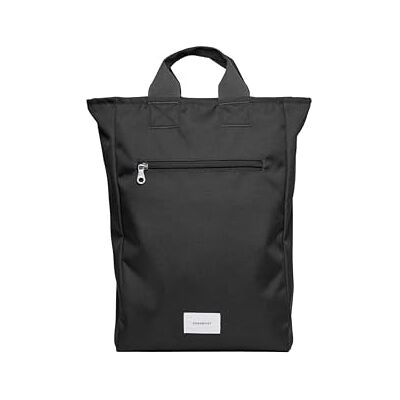 Sandqvist Ground Tote Ryggsäck 16”, 15 L, Svart, Datorryggsäck, 14-tums datorfack. Vattenavvisande och återvunna material. Unisex, dam och herr Sandqvist Ground Tote Ryggsäck 16”, 15 L, Svart, Datorryggsäck, 14-tums datorfack. Vattenavvisande och återvunna material. Unisex, dam och herr
